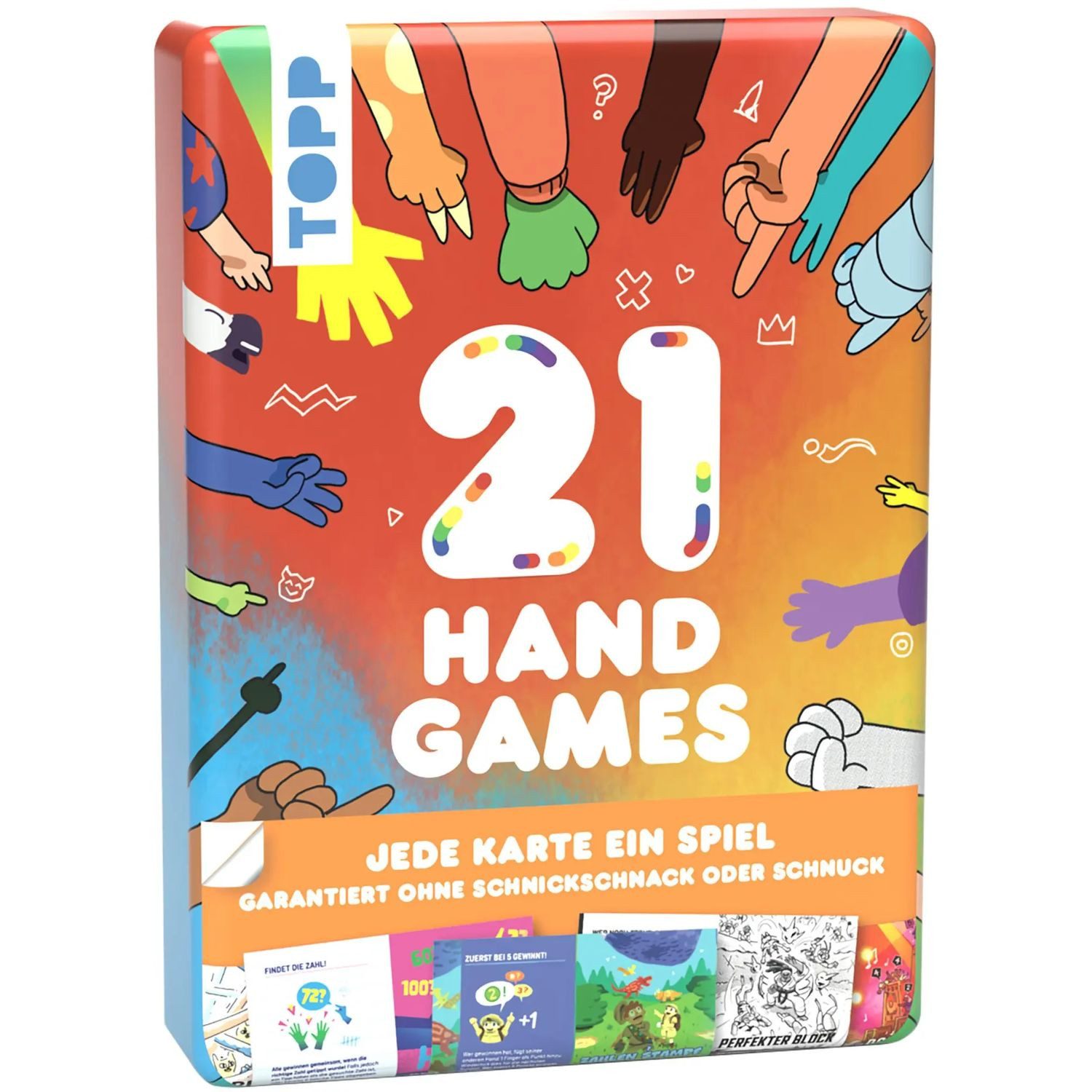 frechverlag Spiel 21 Hand Games - Garantiert ohne Schnickschnack oder Schnuck!