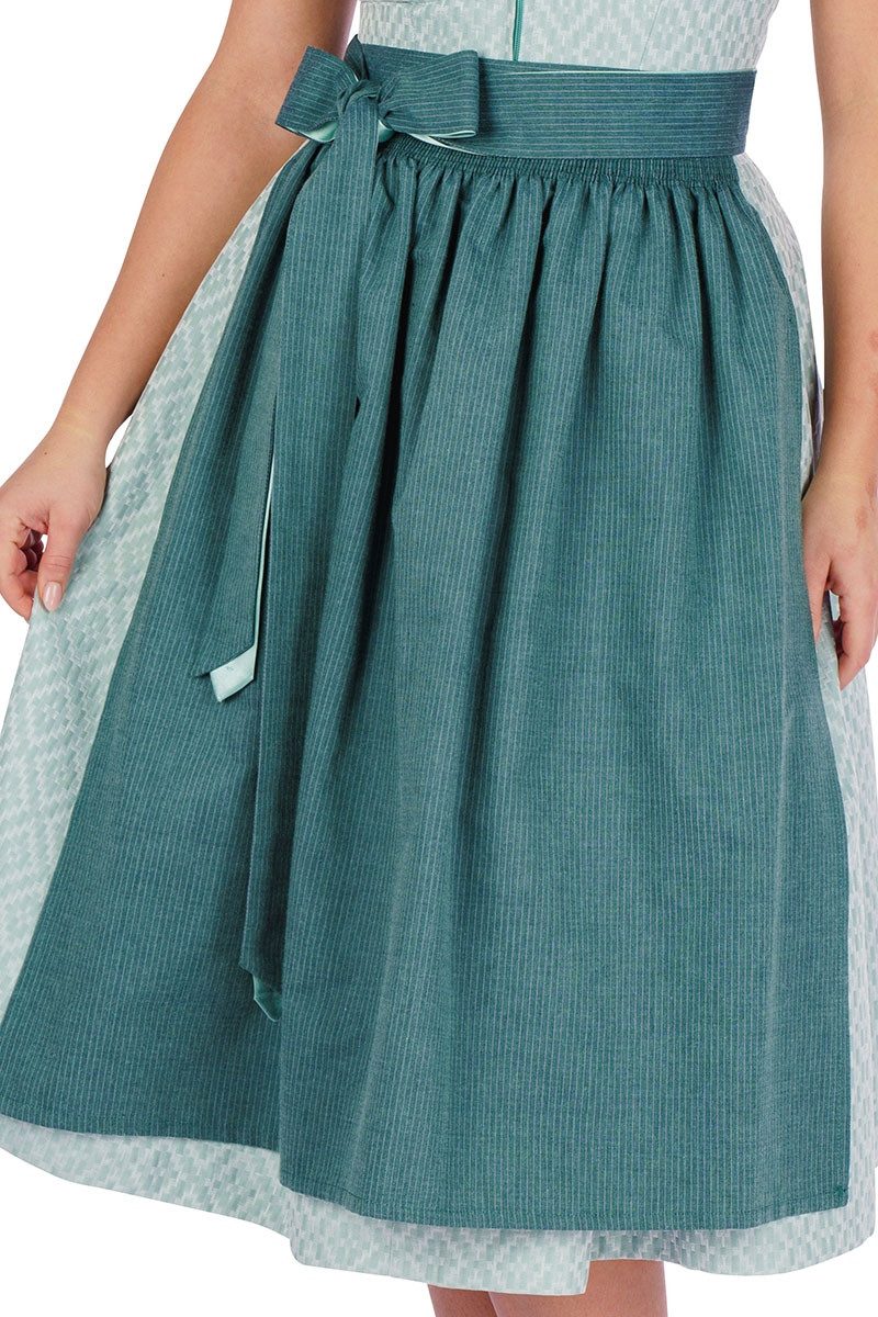Melega Dirndl Midi Dirndl 2tlg. - SAFIRA - mint/tanne – Bild 4 von 5