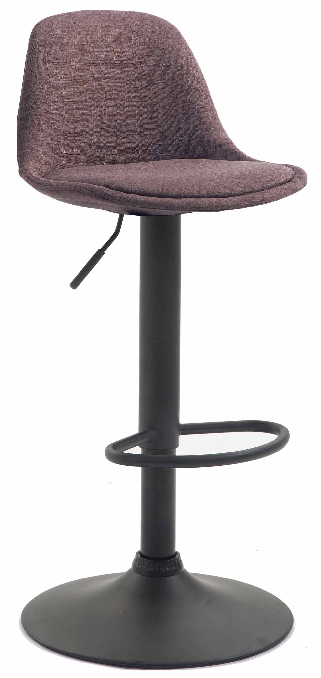 Barhocker Barhocker Kiel Stoff schwarz