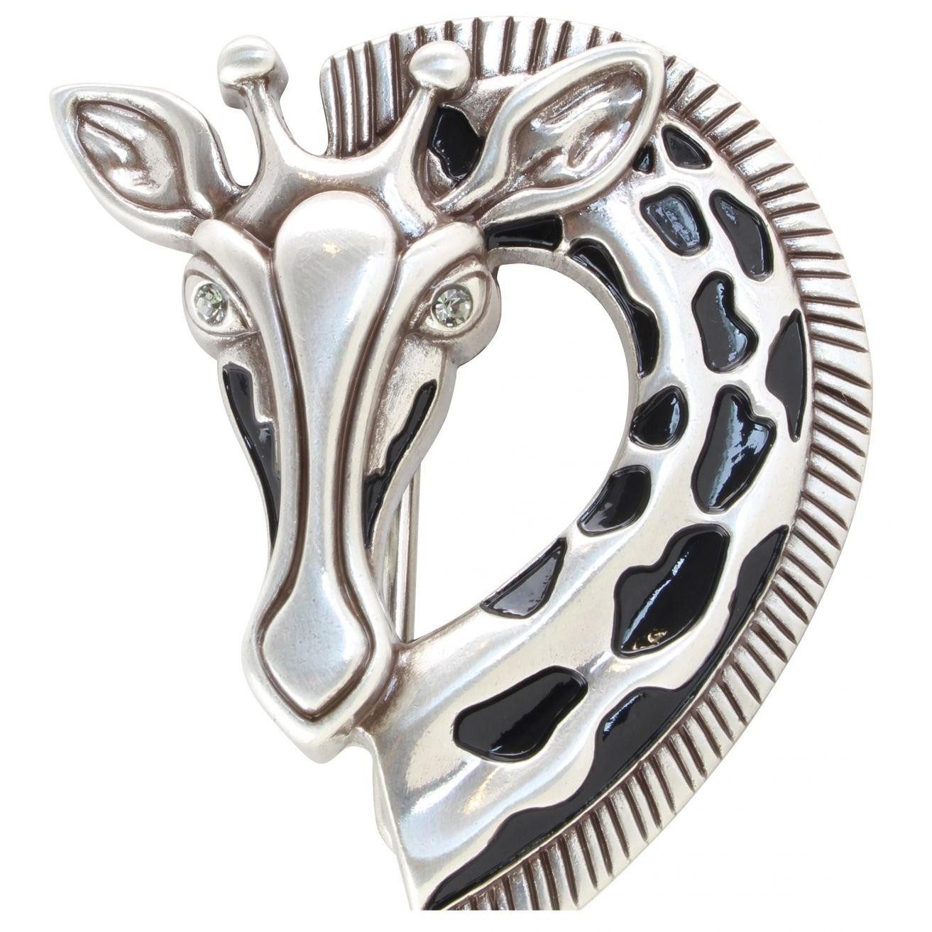 BELTINGER Gürtelschnalle Giraffe 4,0 cm - Buckle Tiermotiv Wechselschließe Gürtelschließe 40mm (1-St)