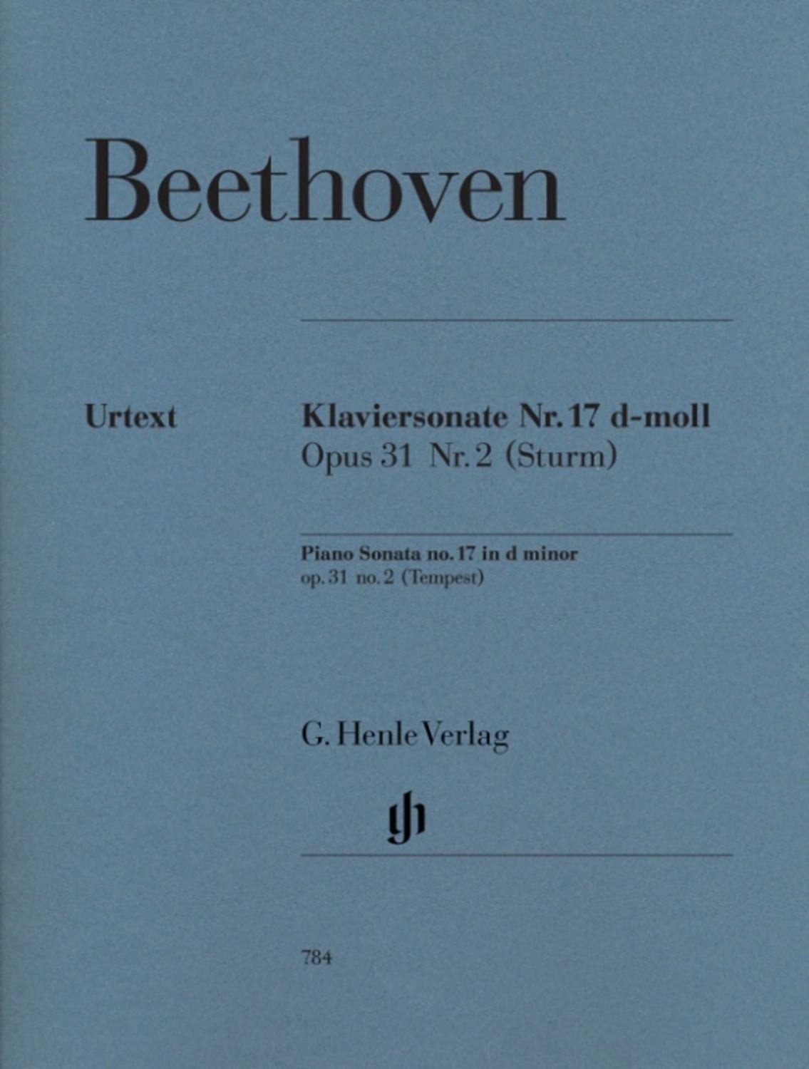 Ludwig van Beethoven - Klaviersonate Nr. 17 d-moll op. 31 Nr. 2 (Sturm / Ludwig van Beethoven