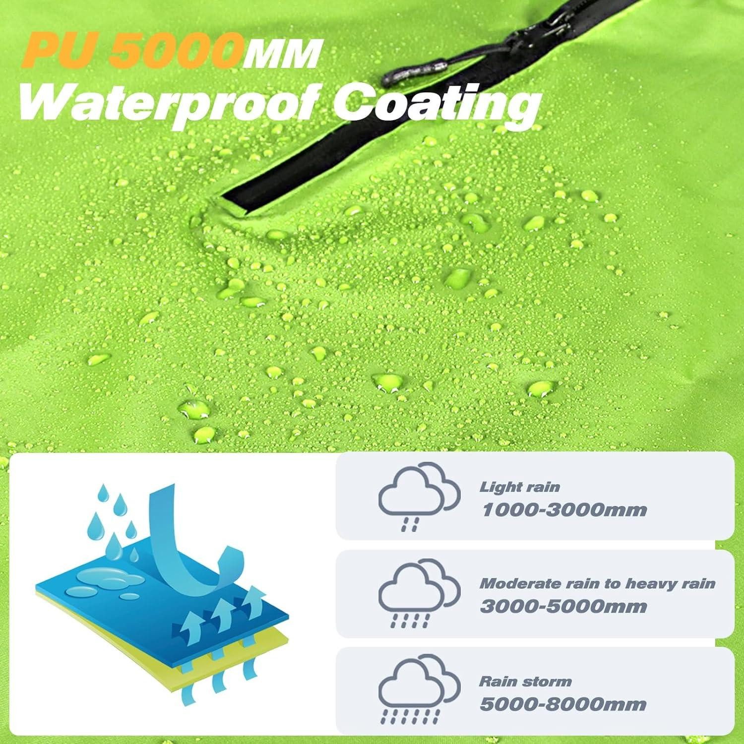 LuxusKollektion Campingstuhl Wasserdichter Radfahren Regenponcho mit günstig online kaufen