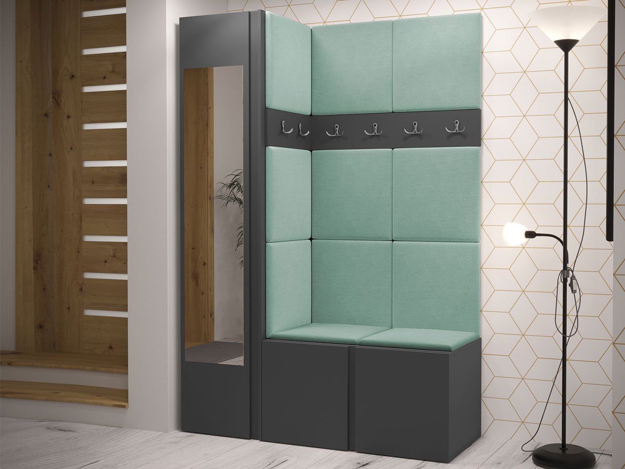 MIRJAN24 Garderoben-Set Orion X, (Komplett-Set, Schuhschrank, günstig online kaufen