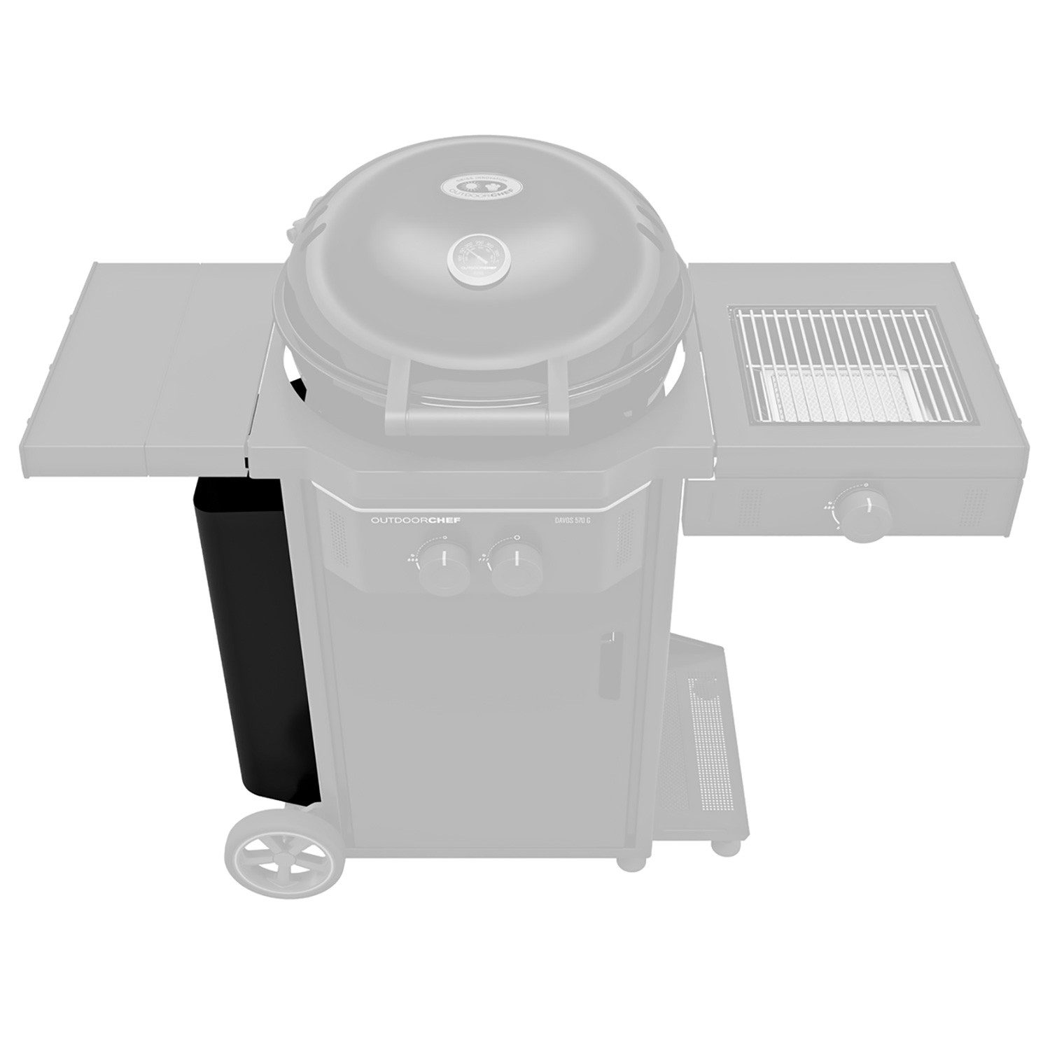 OUTDOORCHEF Holzkohlegrill Outdoorchef Gasflaschen-Kit 11 kg für Davos-Serie