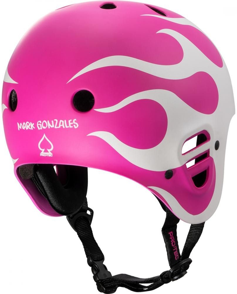 Pro-tec Allroundhelm Full Cut Cert Gonz Flame