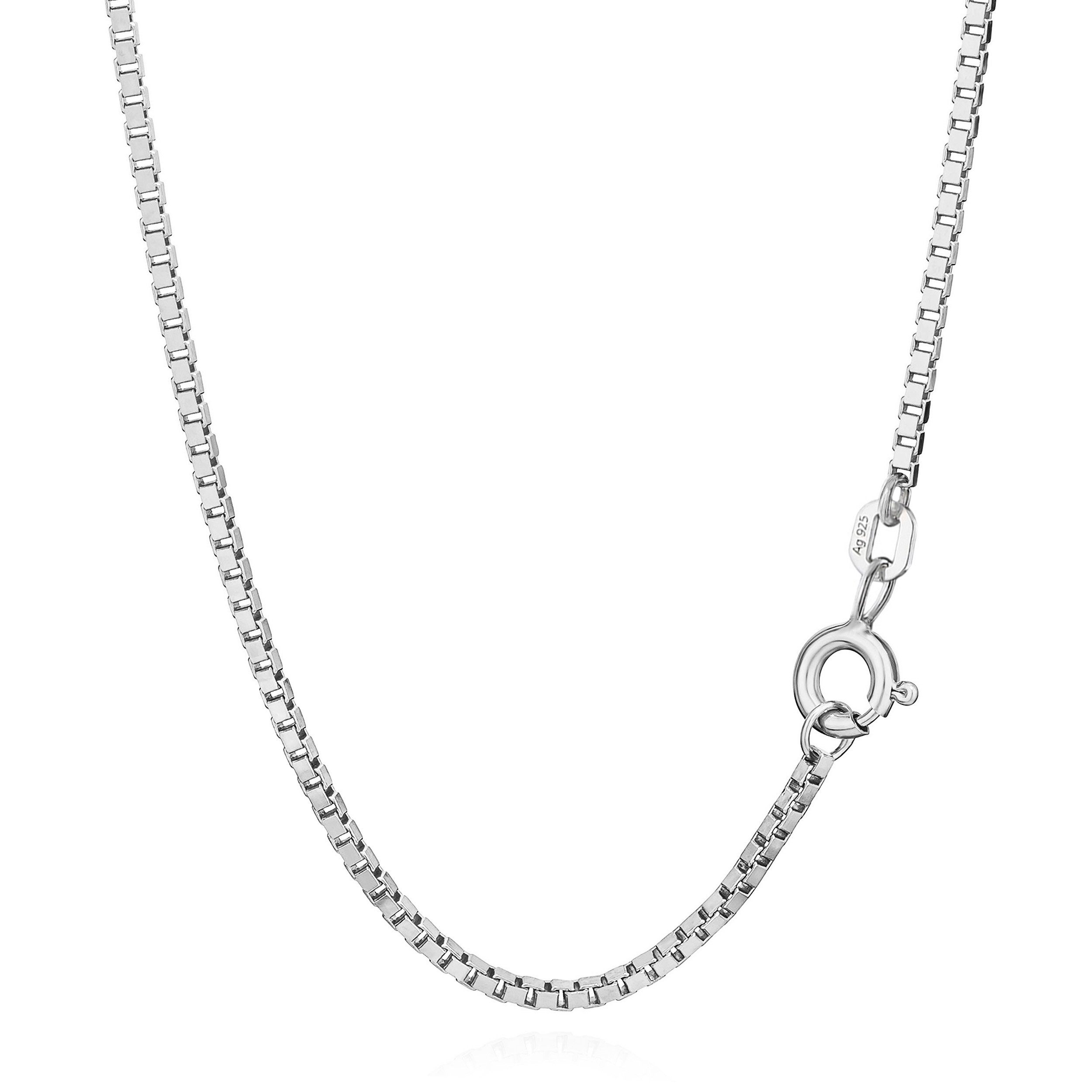Silberkette 36cm Venezianerkette Sterlingsilber Kette 1,40mm B