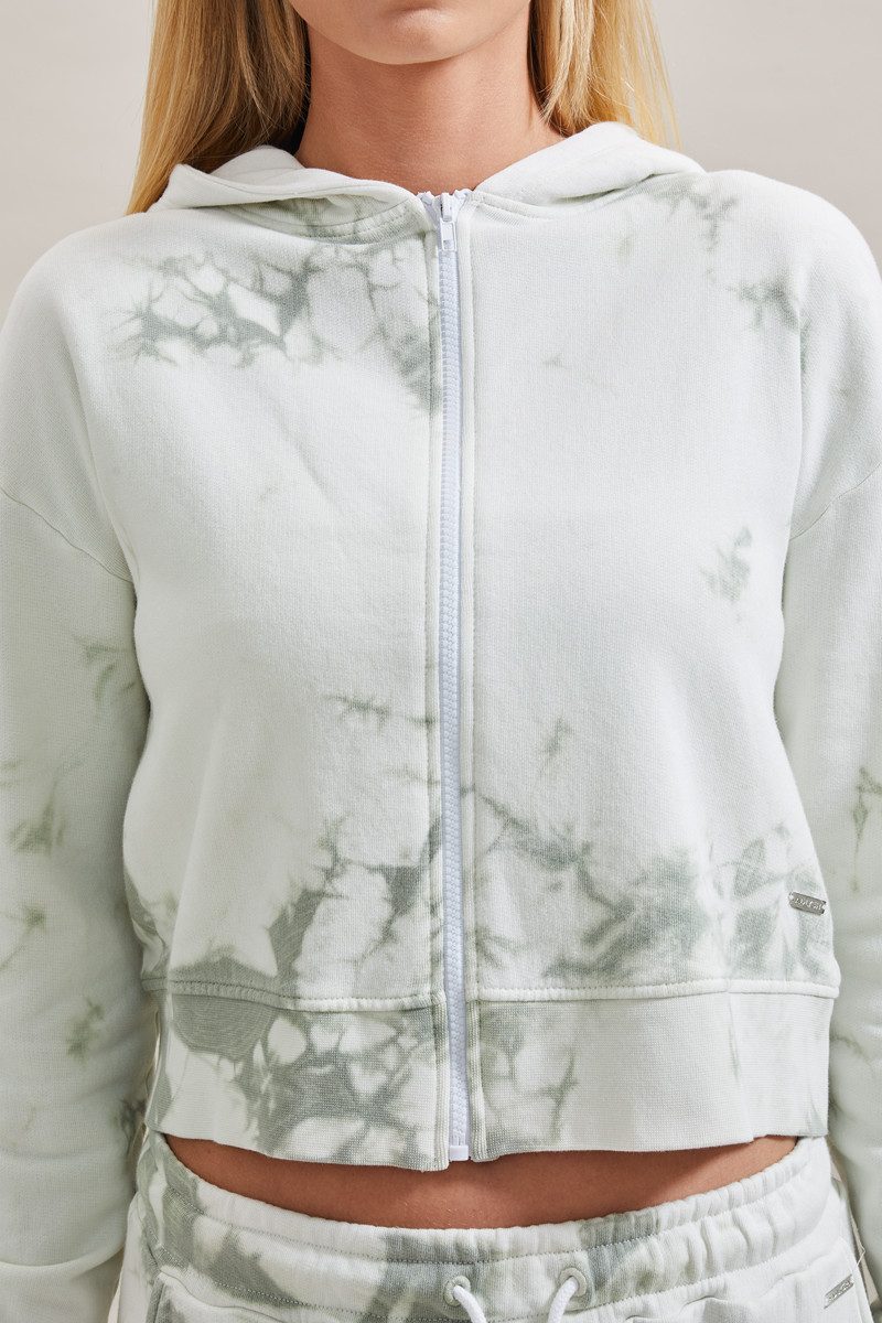 ADLYSH Hoodie MARBLE ZIP HOODIE