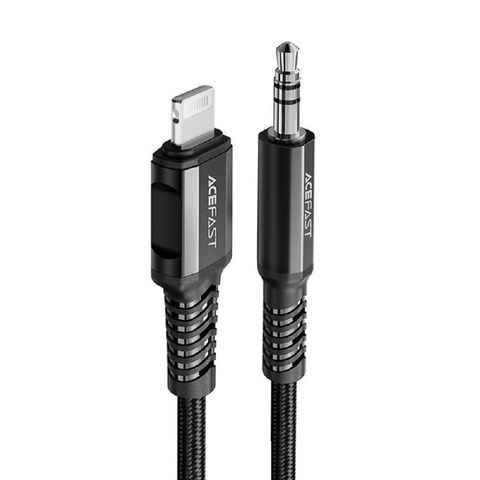 Acefast Audiokabel MFI Lightning - 3,5 mm Miniklinke (männlich) 1,2 m, AUX Audio-Kabel