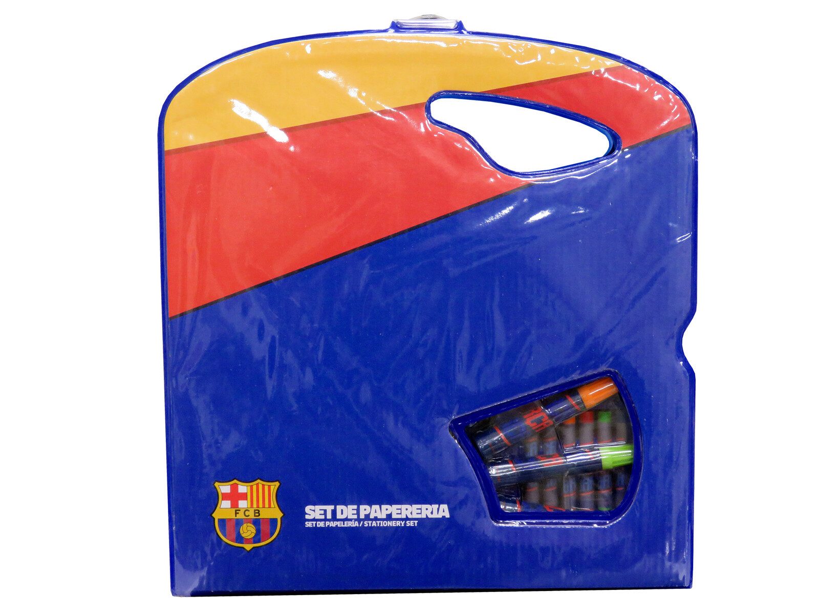 FC Barcelona Zeichenblock - Zeichenkoffer 39 Teile Malset mit Skizzenbuch und Farben