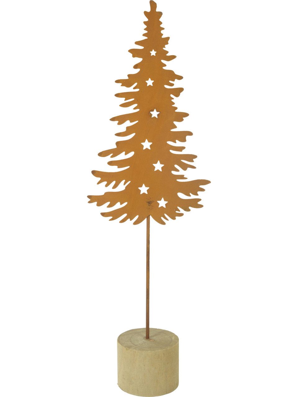 Trend Line Dekobaum TrendLine Baum mit Sternen aus Metall 10 x 5,4 x