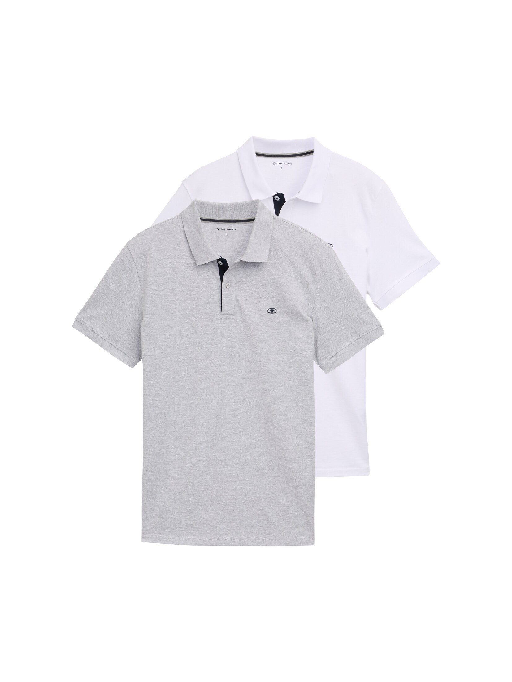 TOM TAILOR Poloshirt Poloshirts im 2er-Pack günstig online kaufen