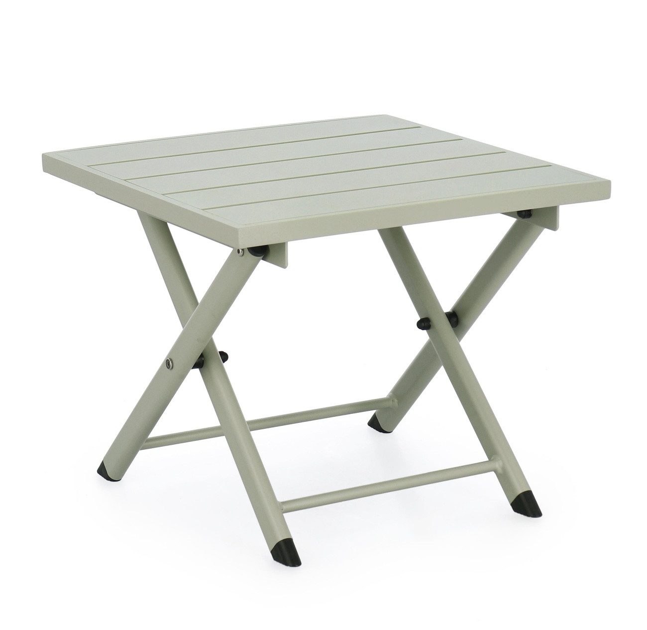 Bizzotto Beistelltisch Taylor aus Aluminium, Breeze, Klappbar