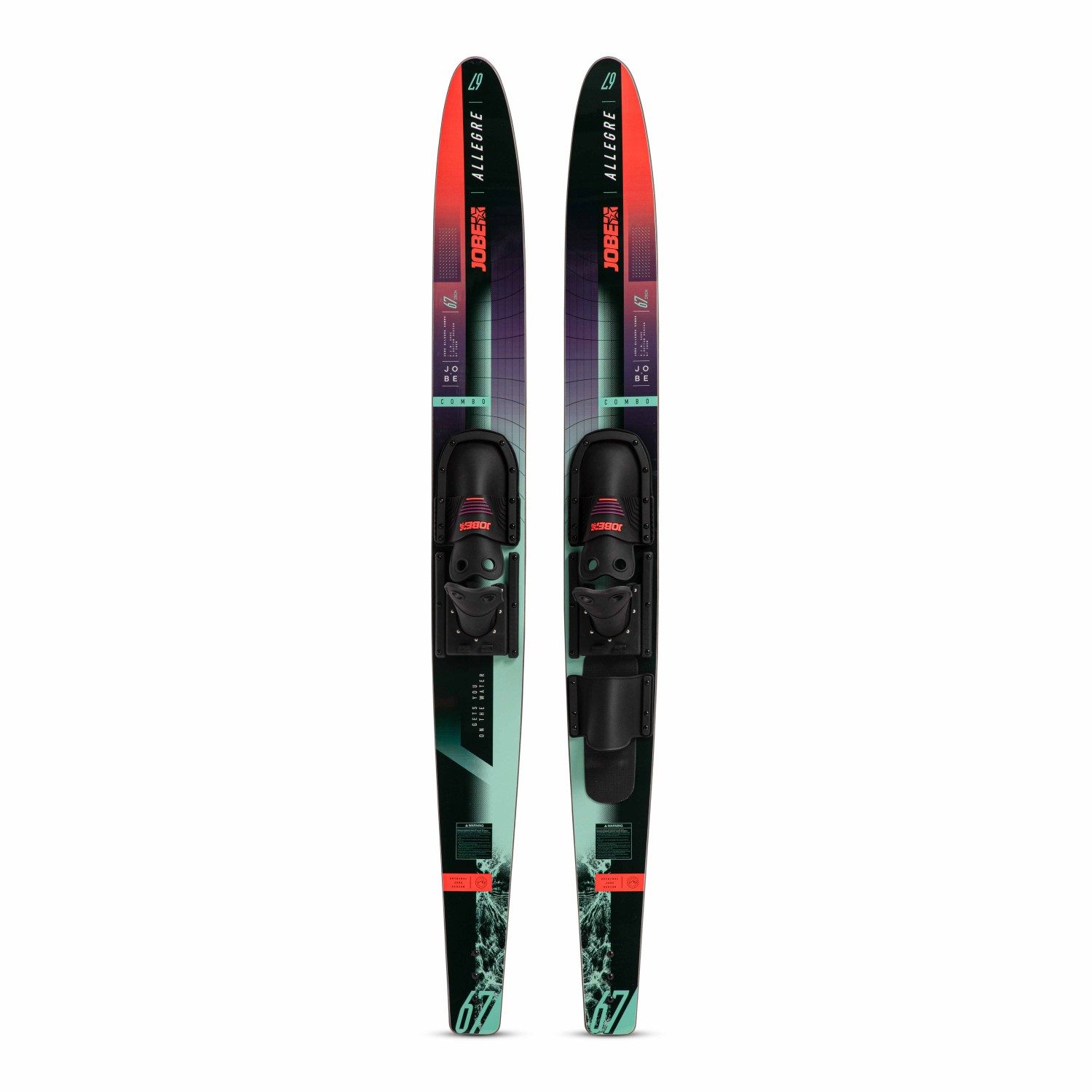 Jobe SUP-Board Jobe Allegre 67 Combo Wasserski Ski Paarski 170cm red