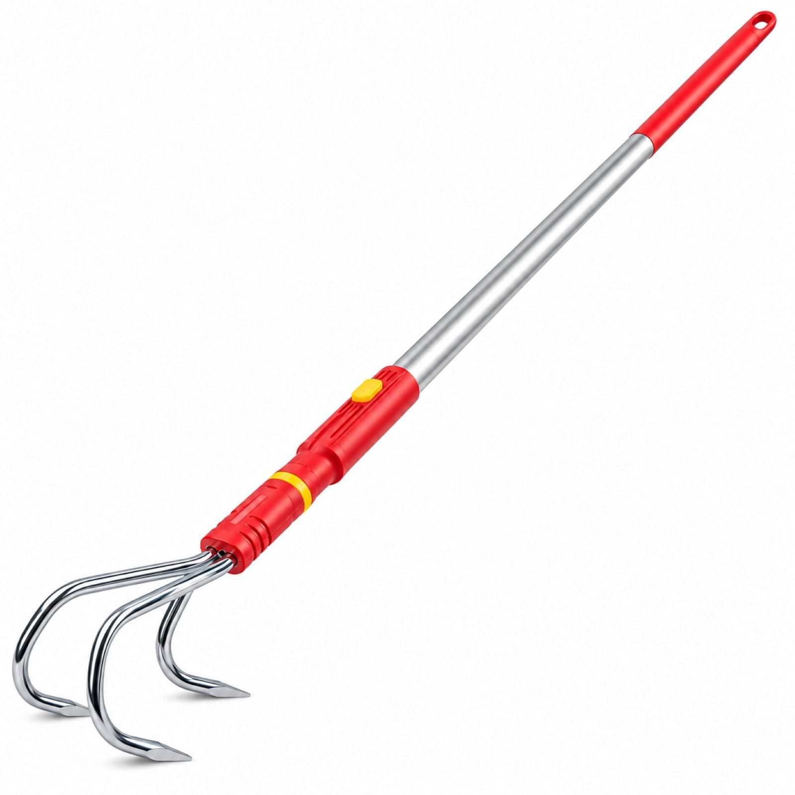 WOLF-Garten Gartenhacke Grubber Jäter Gartenkralle Kultivator 144cm mit Alu-Stiel + Kralle