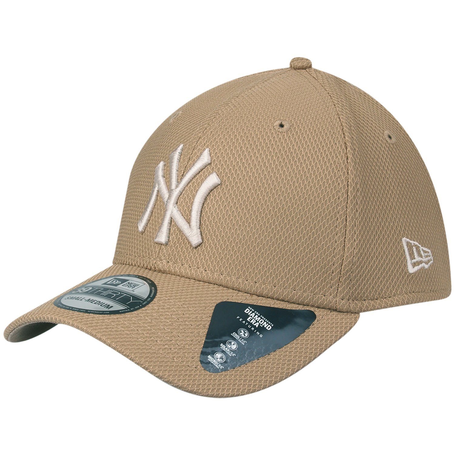 New Era Flex Cap 39Thirty StretchFit DIAMOND New York Yankees Khaki