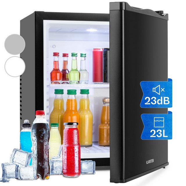 Klarstein Table Top Kühlschrank HEA-MKS-10 10005399A, 47 cm hoch, 38 cm breit, Hausbar Minikühlschrank ohne Gefrierfach klein Kühlschrank Getränke