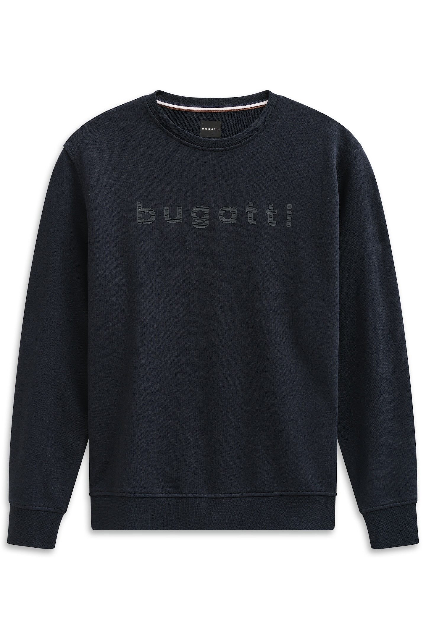 bugatti Sweatshirt 3D-Logo-Print im Modern Fit aus einem Baumwollmix