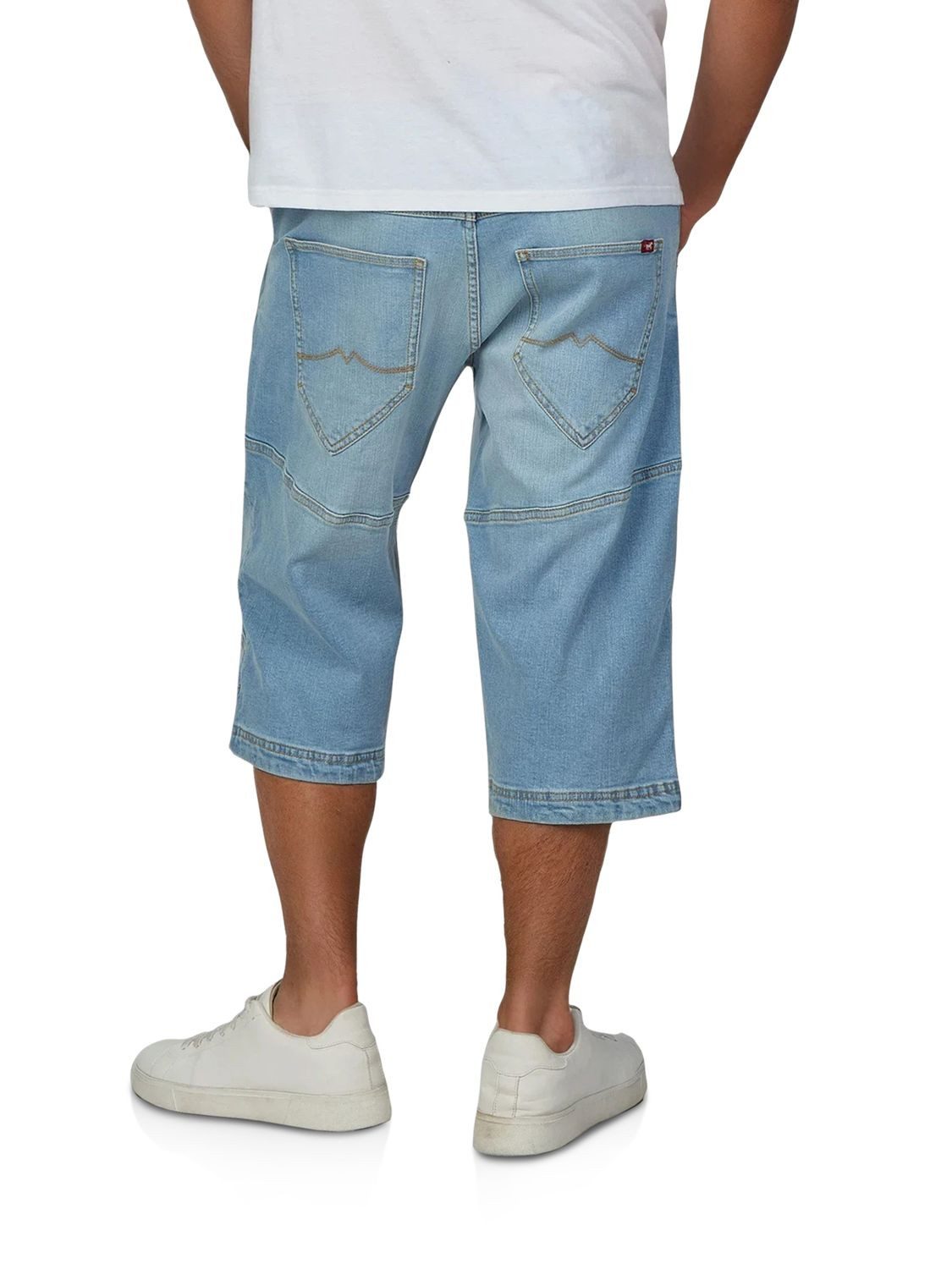MUSTANG Jeansshorts Herren 3/4 Shorts Freemont Straight Fit Bermudashorts mit Stretch