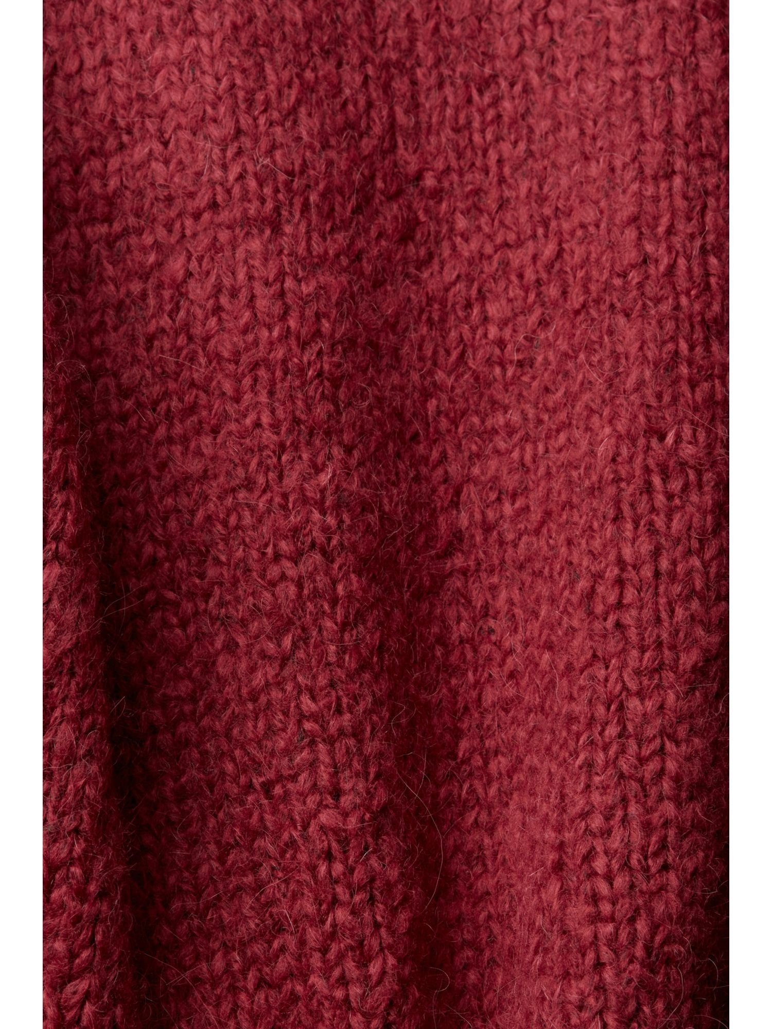 RED Strickpullover Wollgemisch CHERRY Pullover aus Esprit