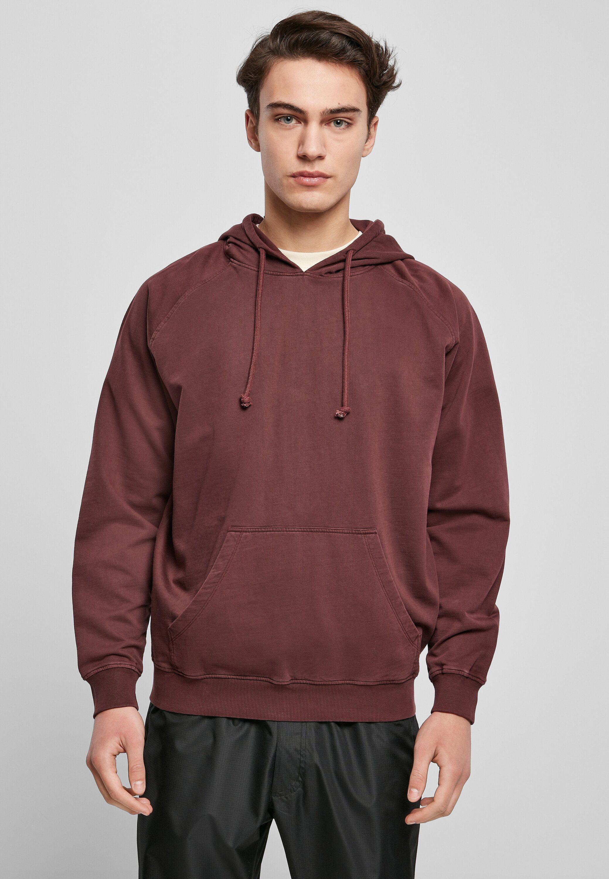 cherry (1-tlg) Sweater Herren Overdyed CLASSICS URBAN Hoody