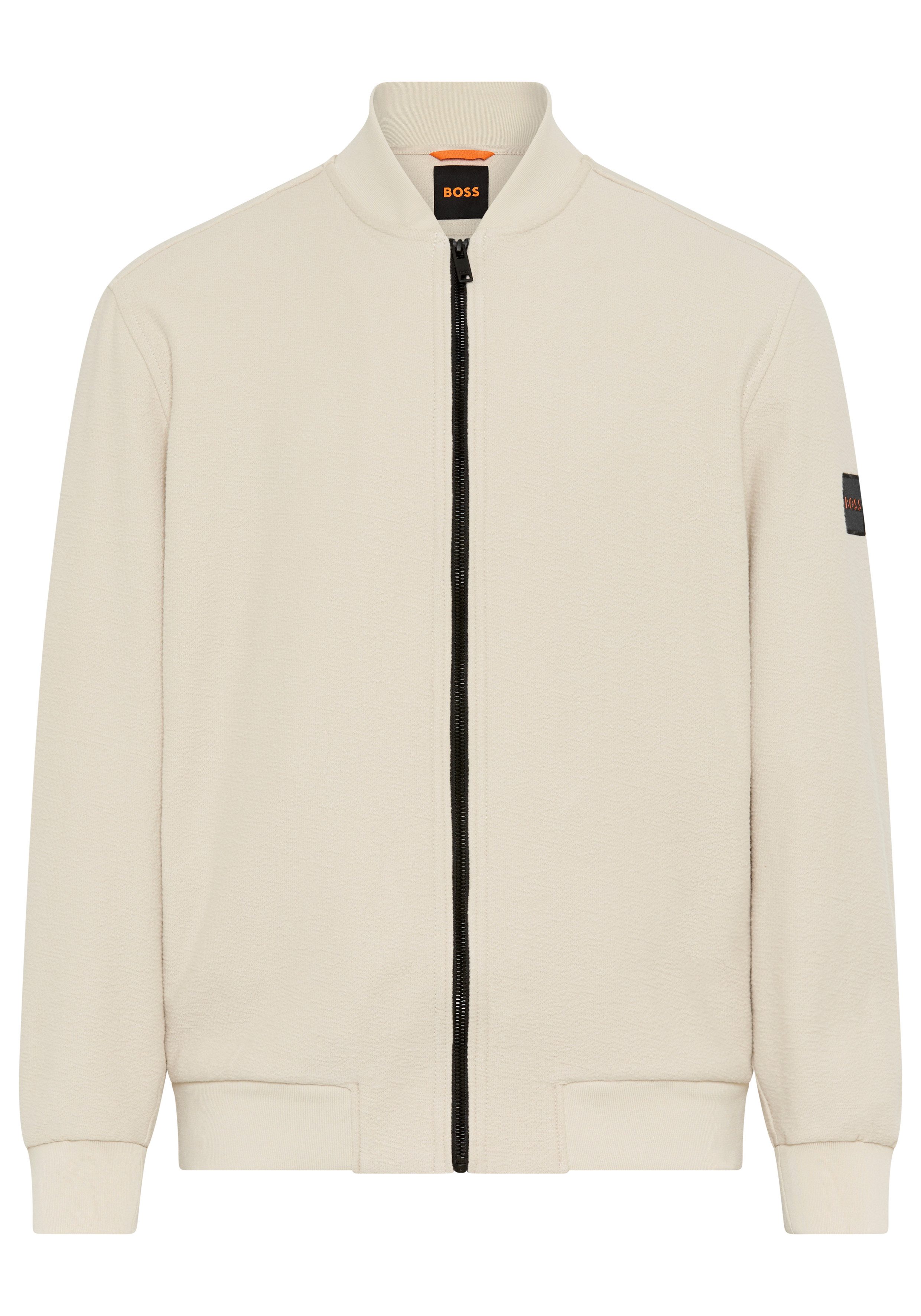 BOSS ORANGE Sweatjacke Lisimba oversize fit, Strickbündchen günstig online kaufen