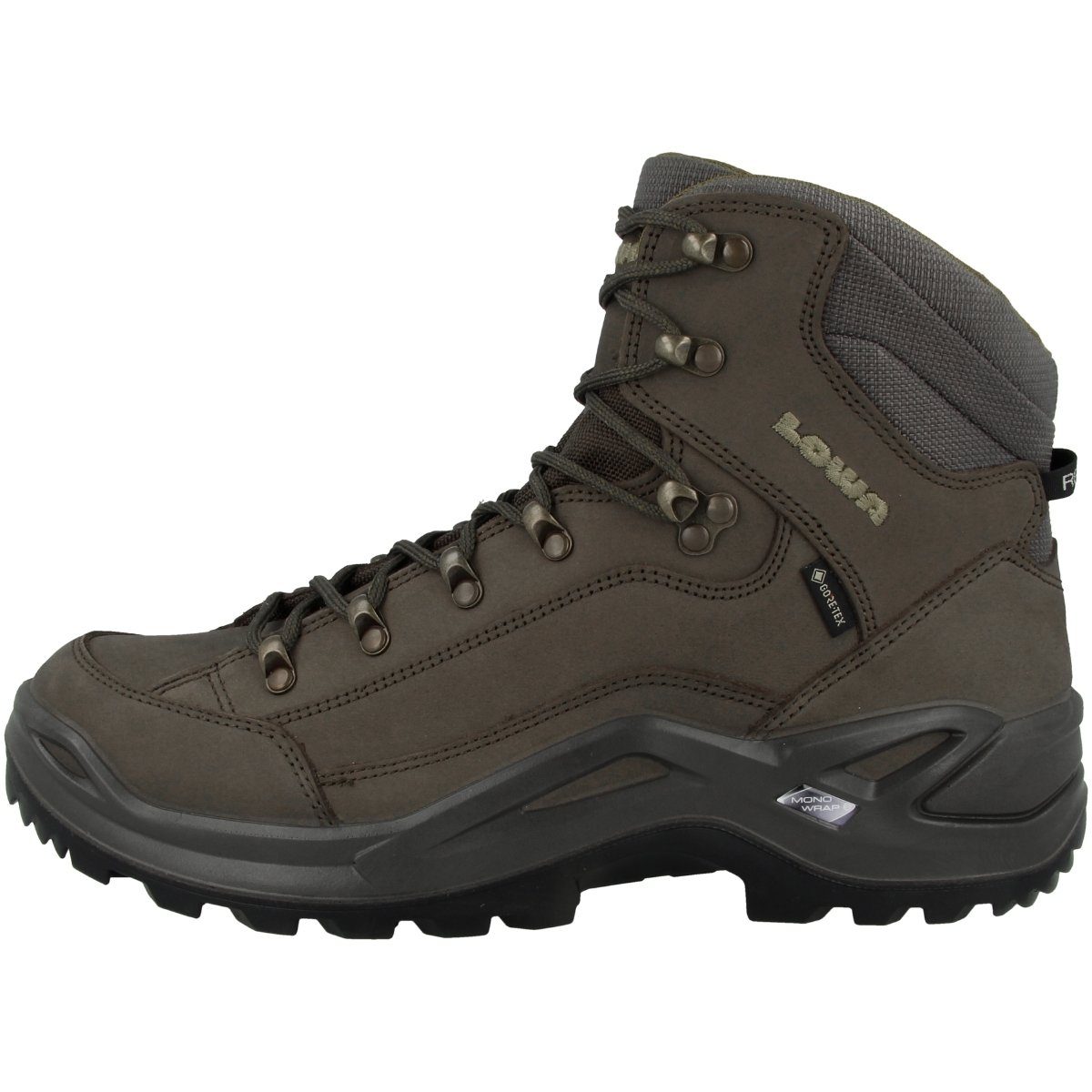 Lowa Renegade GTX Outdoorschuh gruen Verstärkte Ferse Herren Mid