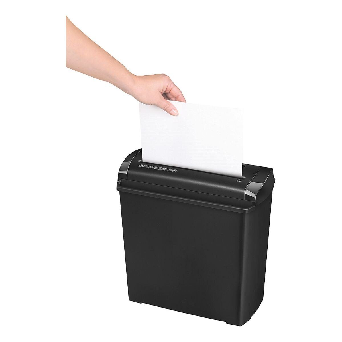 FELLOWES Aktenvernichter Powershred P-25S, Streifenschnitt 7 mm, bis 5 Blatt, 11 Liter