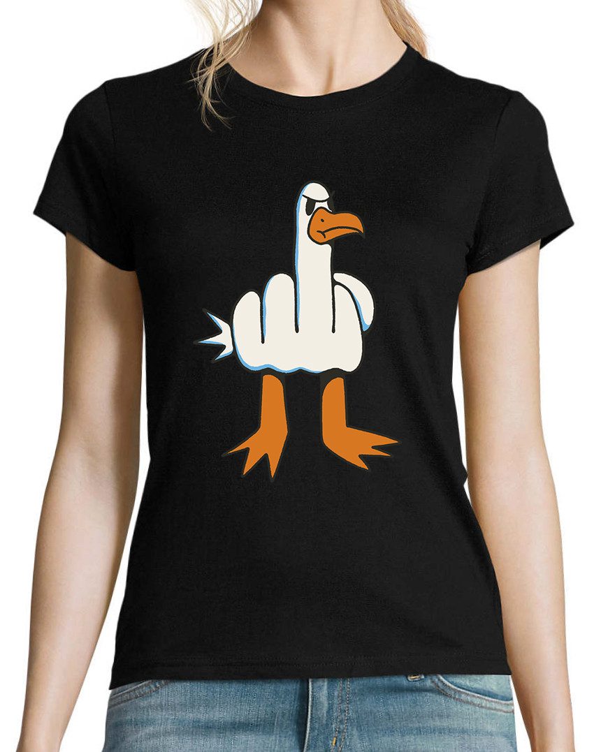 Youth Designz Print-Shirt Möwe Finger Damen günstig online kaufen