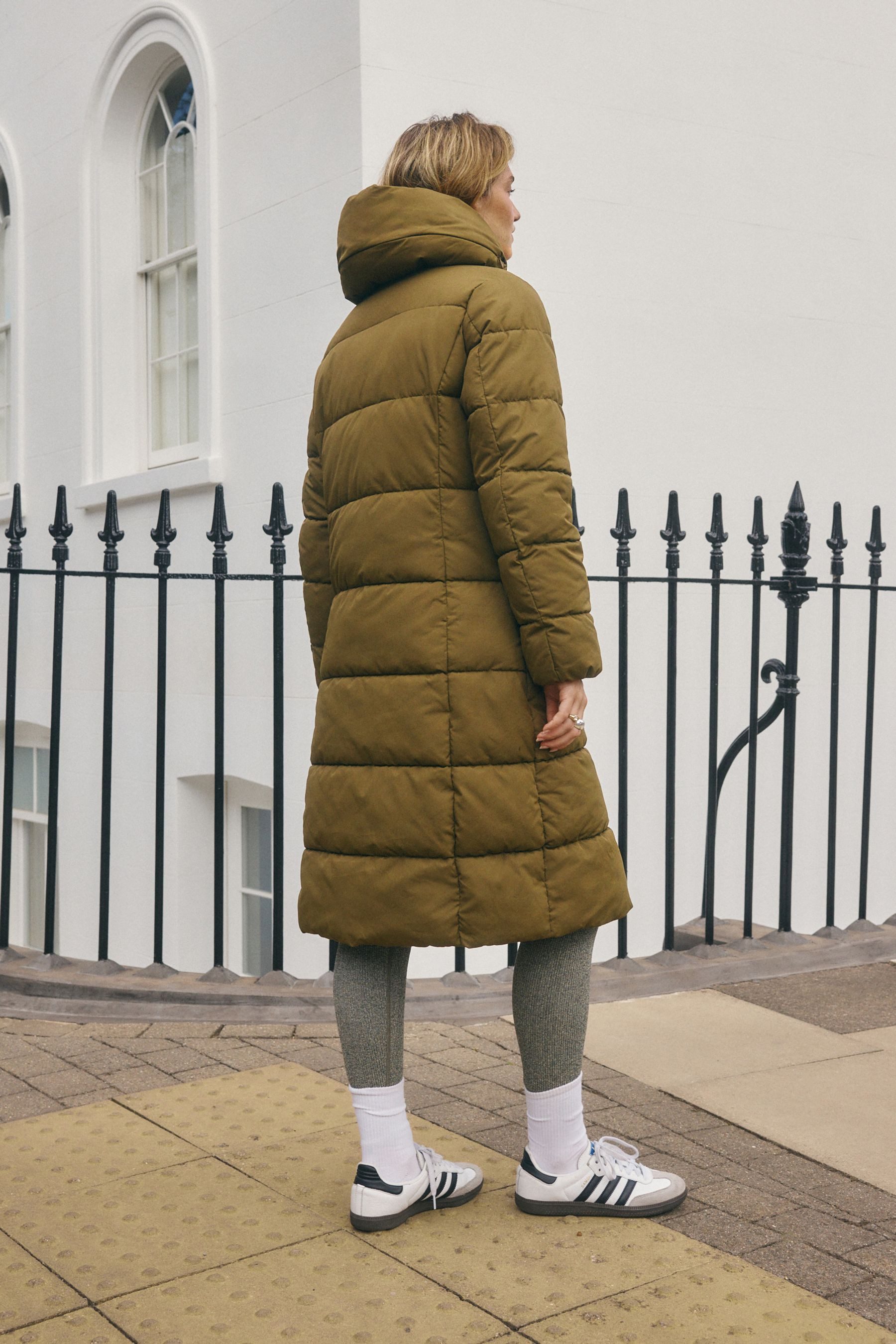 Next Steppmantel Wasserdichter, wattierter Mantel mit Kapuze (1-tlg) günstig online kaufen