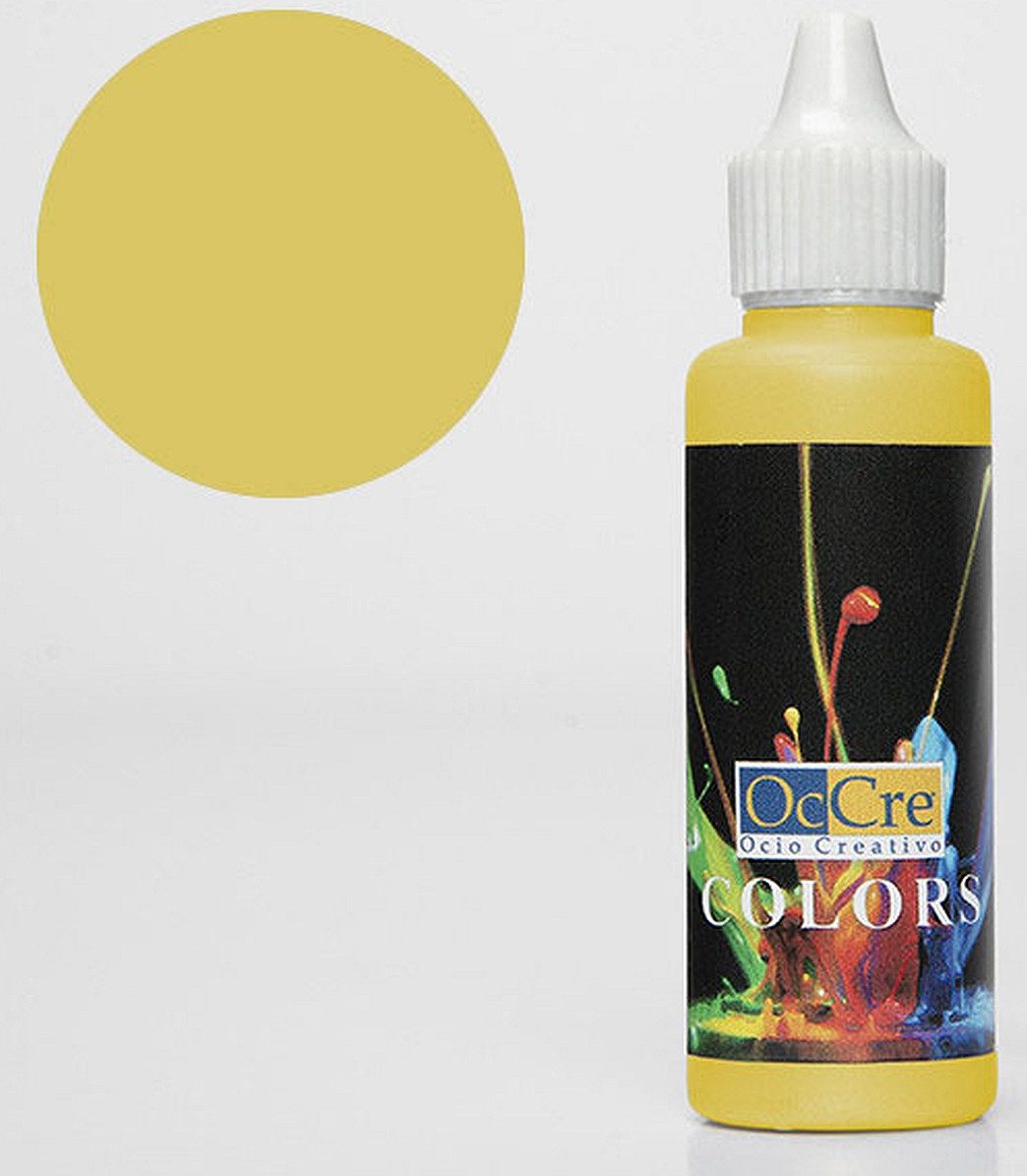 OcCre Modellbausatz Ocolor Yellow 30 ml EOL, (Bastelbedarf, 1-tlg., Oberflächenbehandlung), Made in Europe