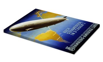 Posterlounge Leinwandbild Vintage Travel Collection, Hamburg Amerika Linie – Graf Zeppelin, Vintage Malerei