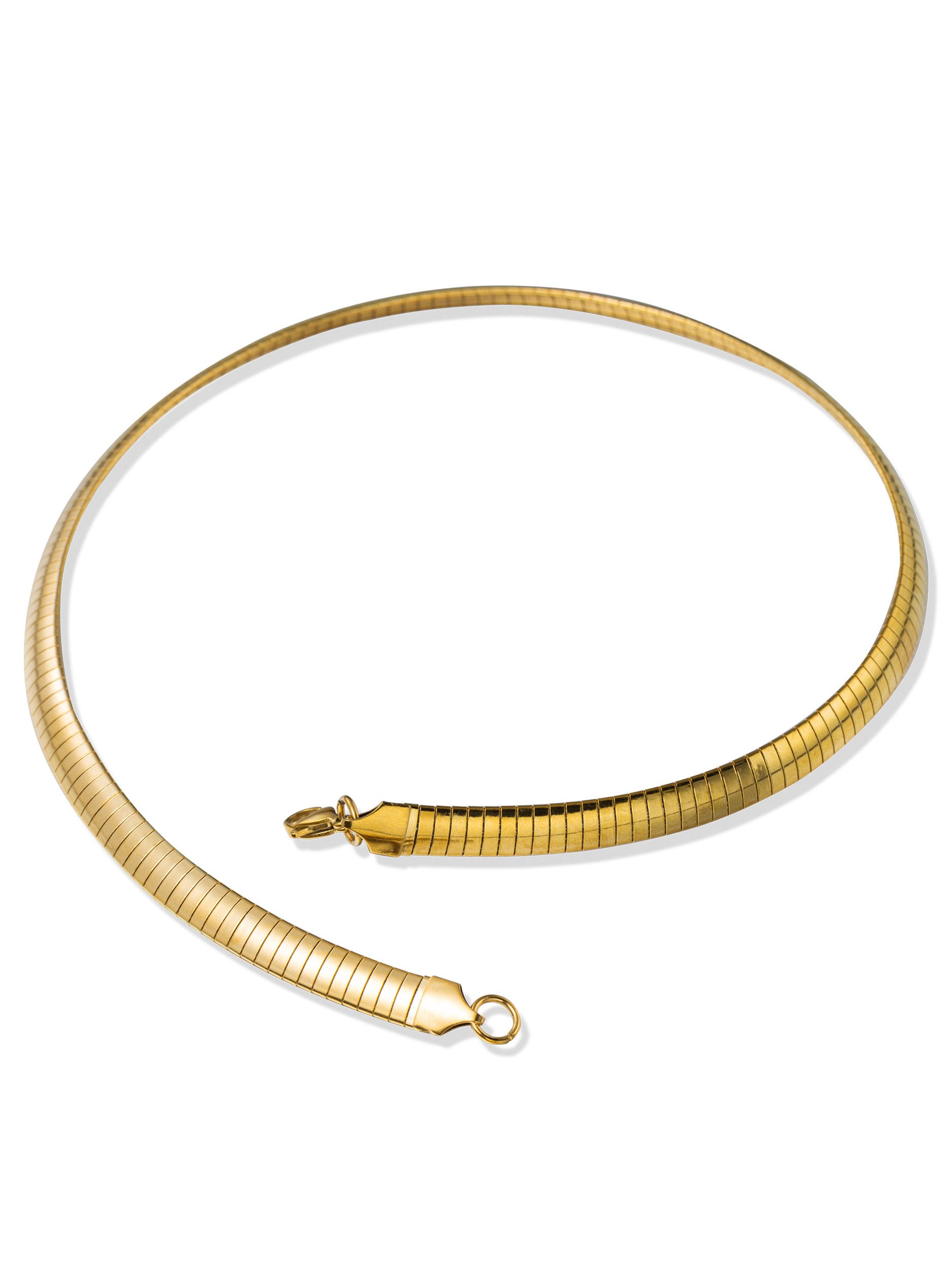 Aniston JEWELRY & WATCHES Collier Schmuck Geschenk Edelstahl Halsschmuck Halskette Omegareif, Made in Germany