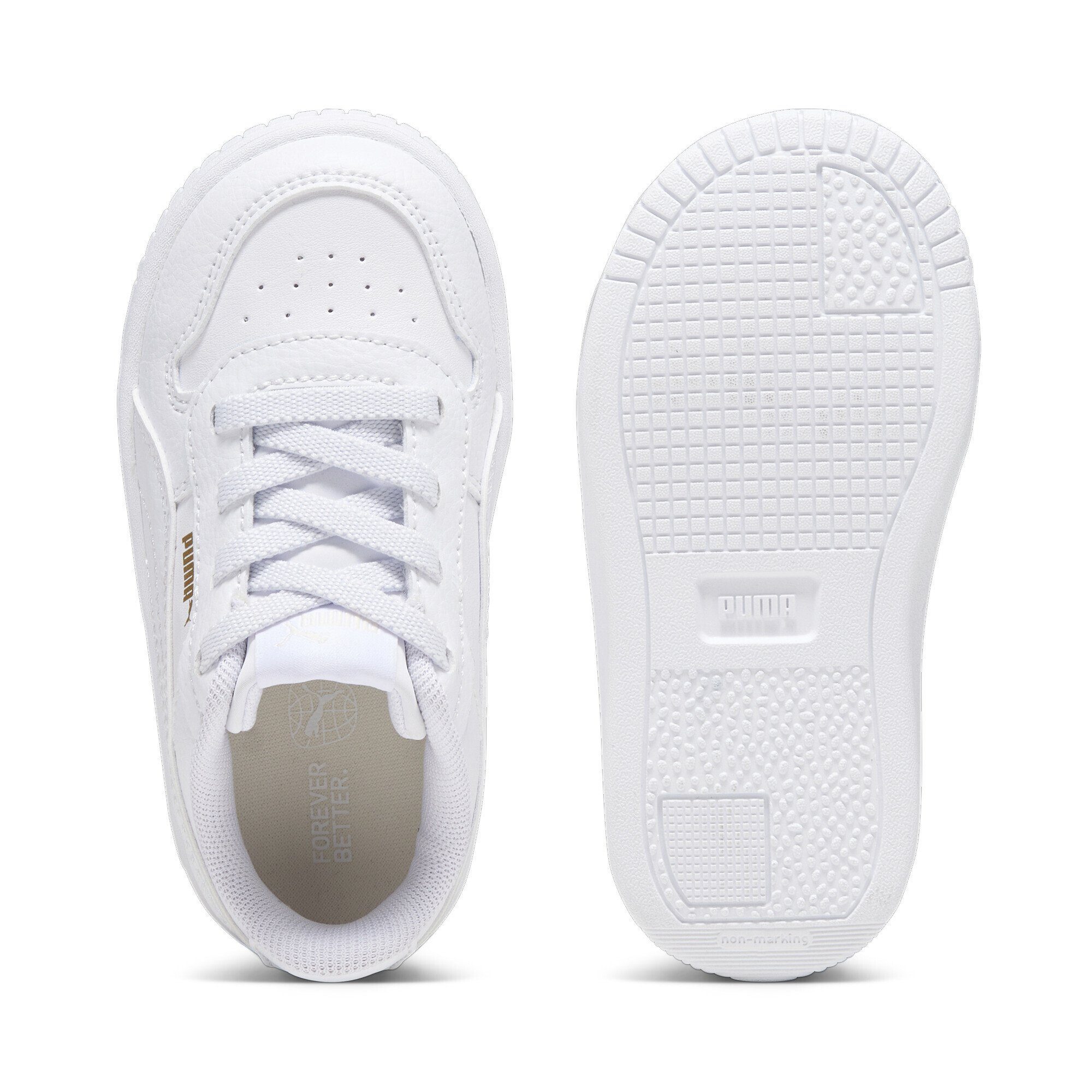 Street Sneakers Sneaker Mädchen Carina White Gold PUMA