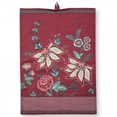 PiP Studio Geschirrtuch Geschirrtuch Flower Festival Dark Pink