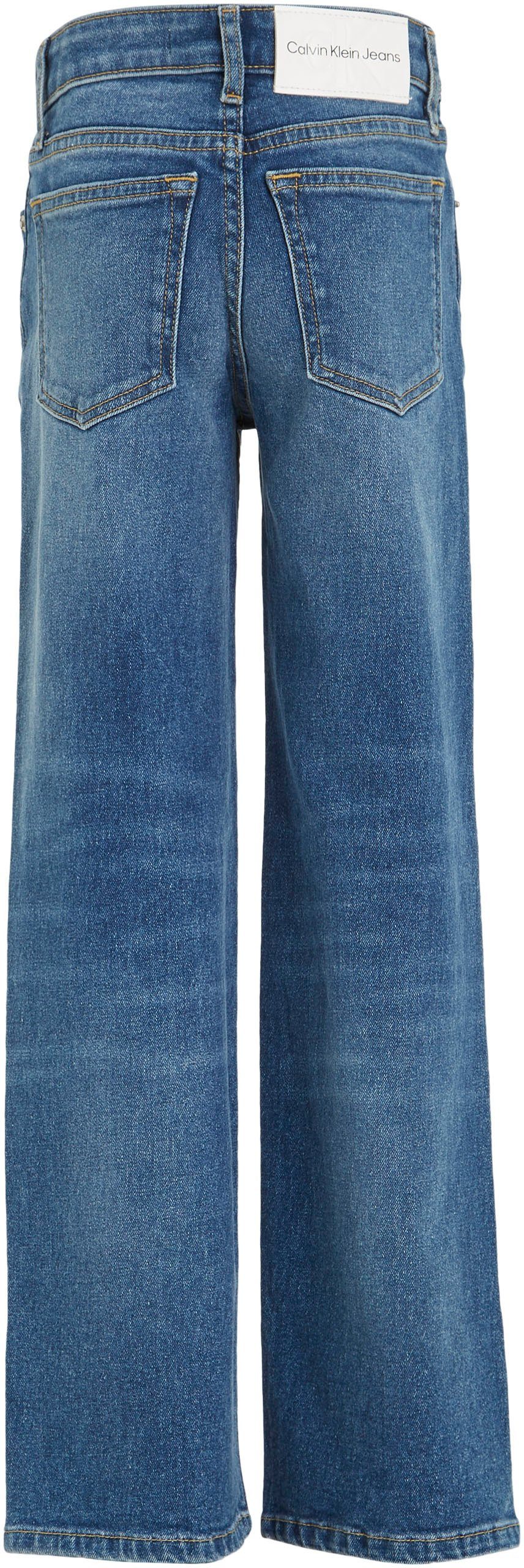 Calvin Klein Jeans Stretch-Jeans HR LEG BLUE MID WIDE
