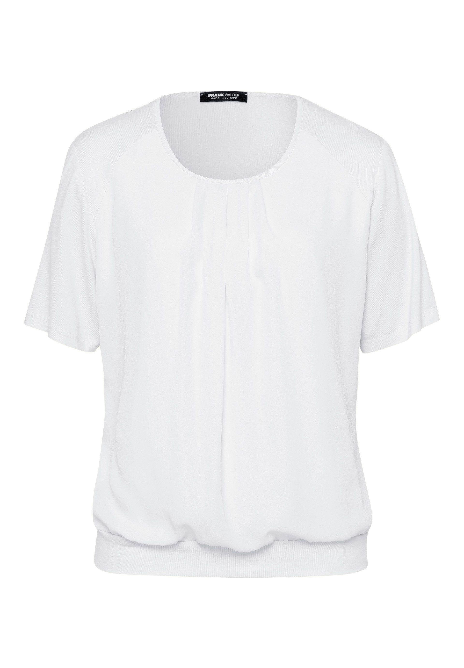 FRANK WALDER T-Shirt im Materialmix