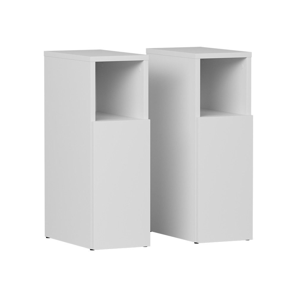 Vicco Nachtschrank Enton, Weiß, 2er set günstig online kaufen