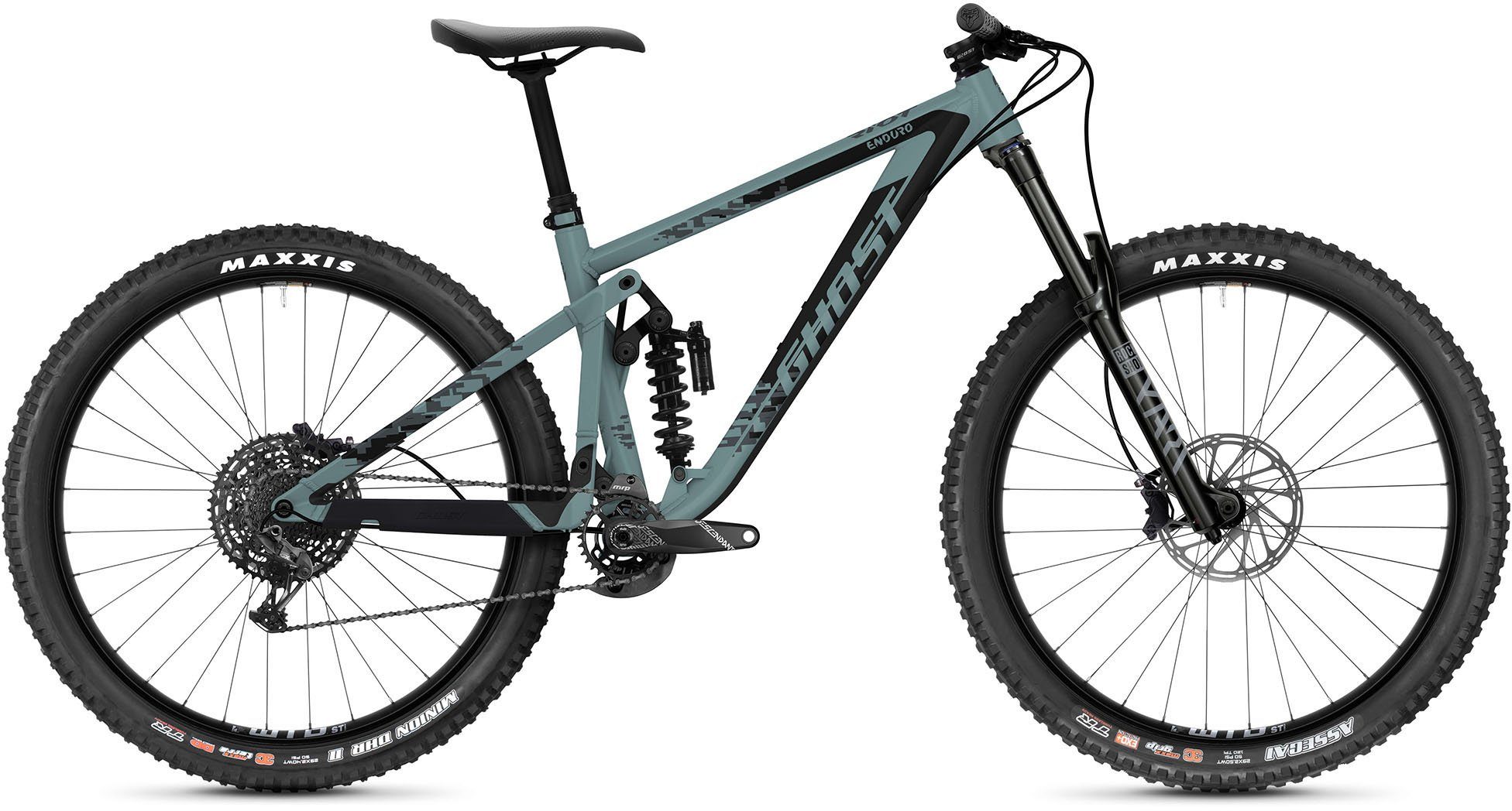 Ghost Mountainbike Riot EN AL Essential, 12 Gang SRAM GX Eagle Schaltwerk, Kettenschaltung, für Damen und Herren, Kettenschaltung