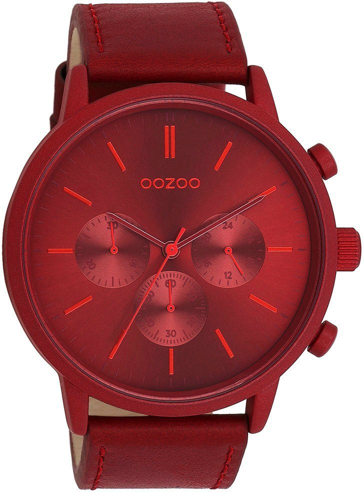 OOZOO Quarzuhr C11207, Armbanduhr, Herrenuhr, Lederarmband, günstig online kaufen