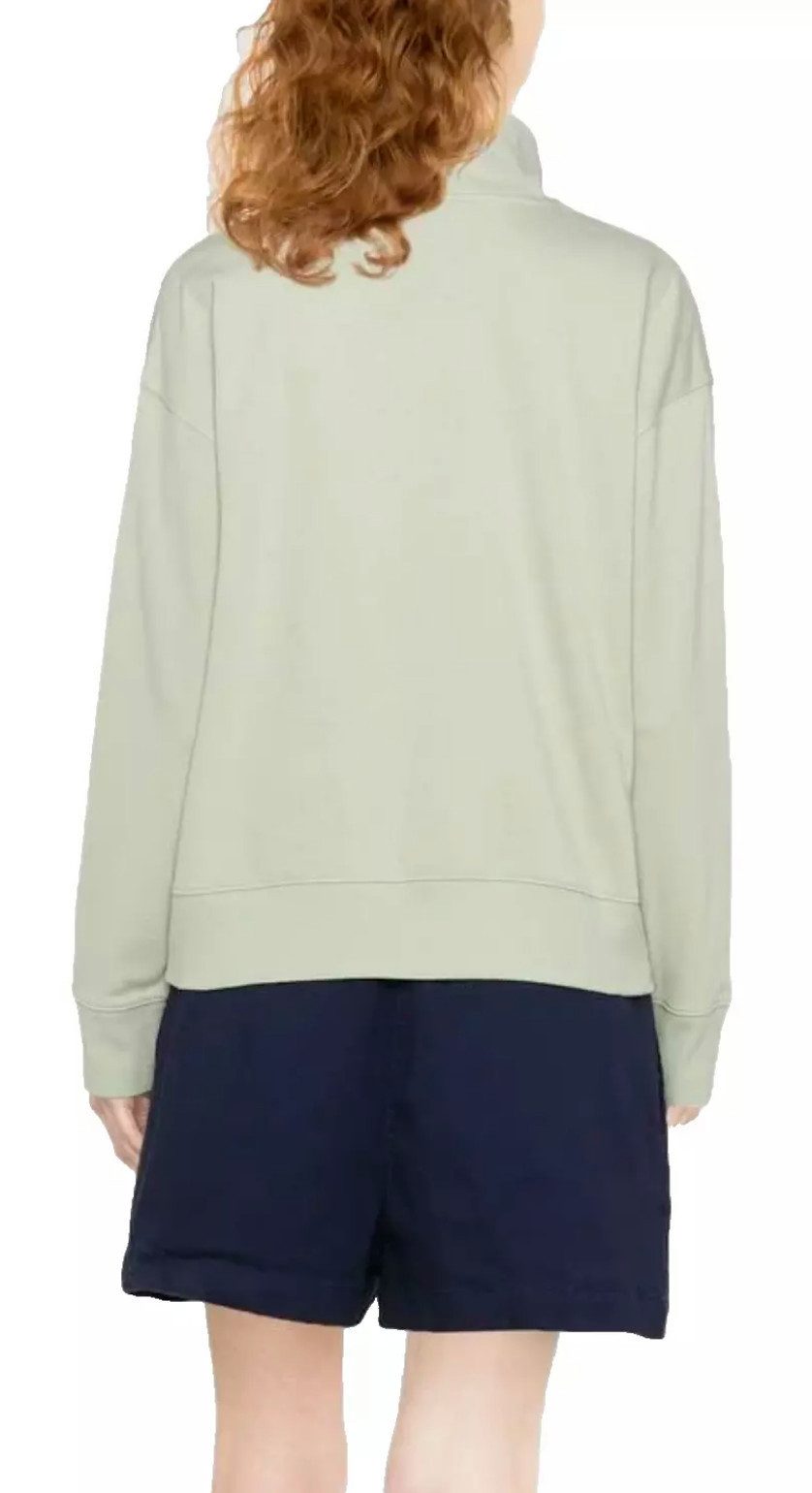 Polo Ralph Lauren Sweatshirt Retro Logo Halb Zip Troyer halblangen Reißverschluss, Troyer-Kragen, gerippten Abschlüssen