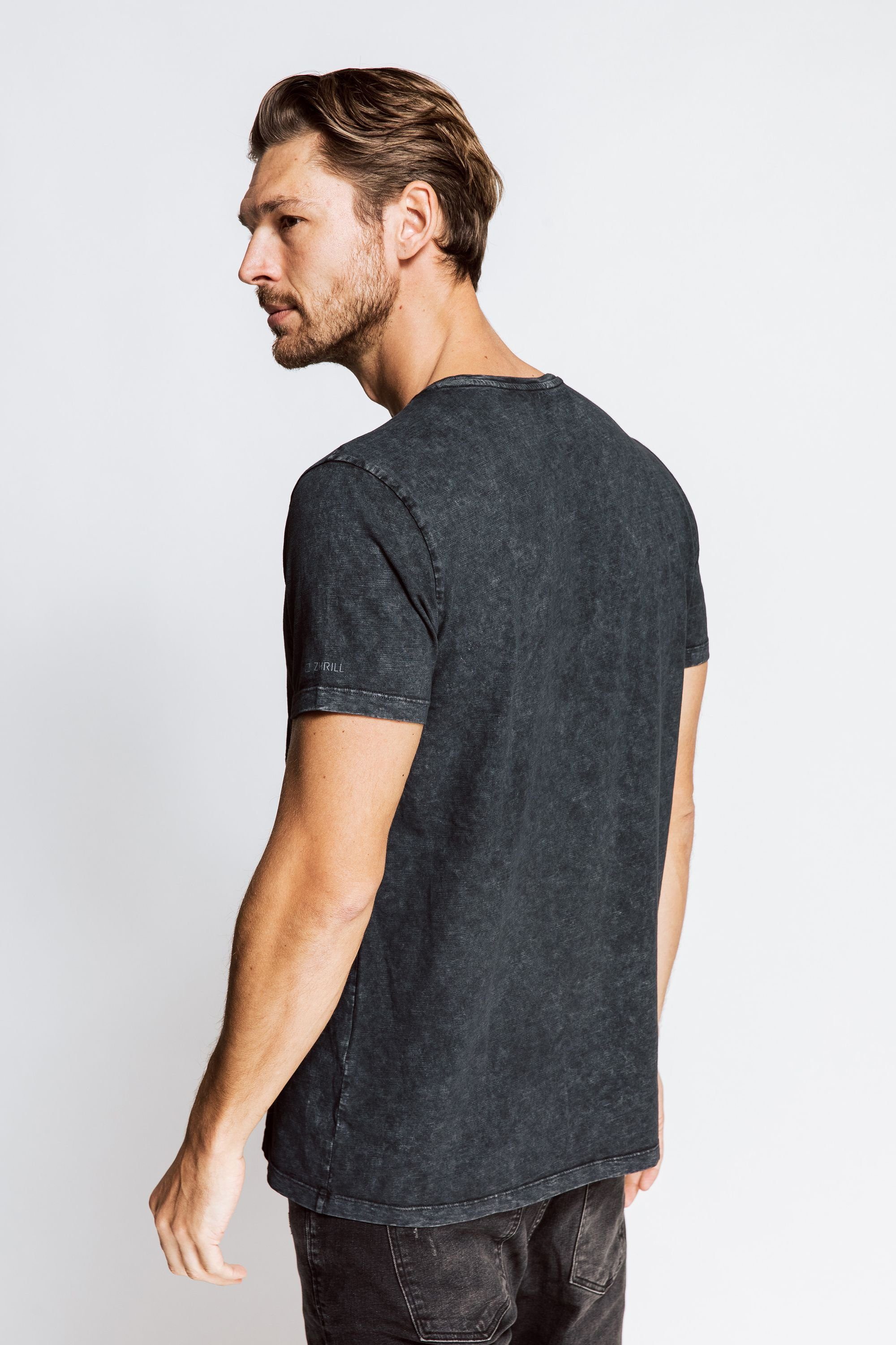 Zhrill Longshirt T-Shirt Black DANNY (0-tlg)
