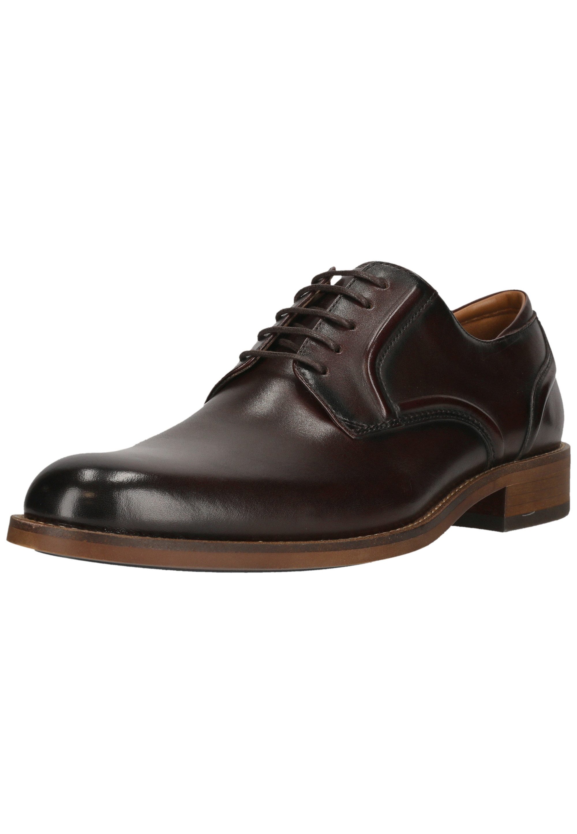 Clarks CraftRemi Lace Schnürschuh mit feiner Rippstruktur