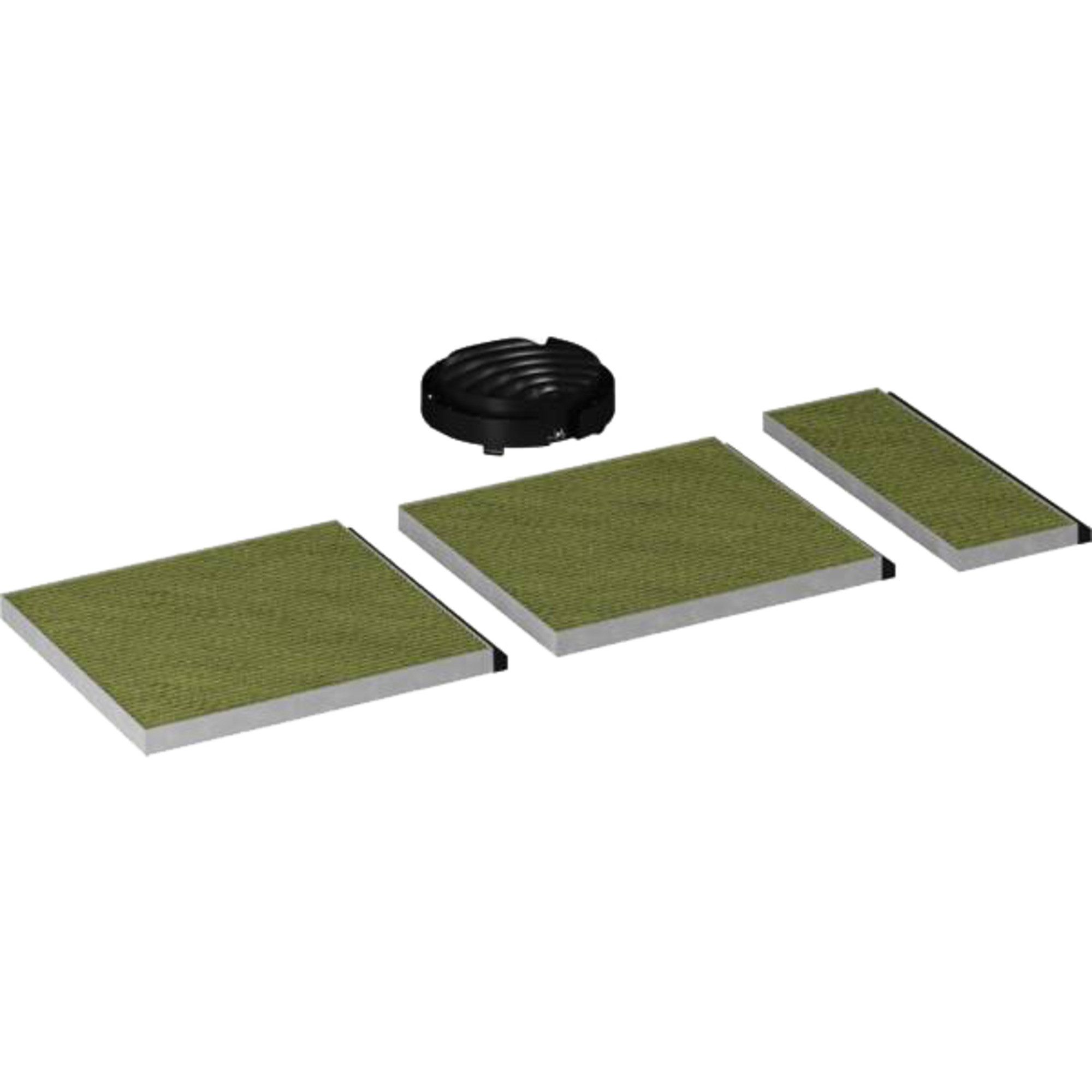 BOSCH Montagezubehör Dunstabzugshaube Bosch Home Clean Air Plus Umluftset DWZ1BK1V6
