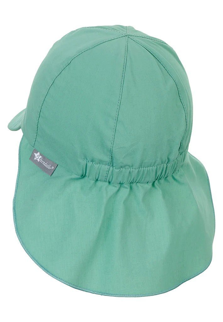Sterntaler® mit uni Erstlingsmütze hellgrün Nackenschutz Schirmmütze Sterntaler