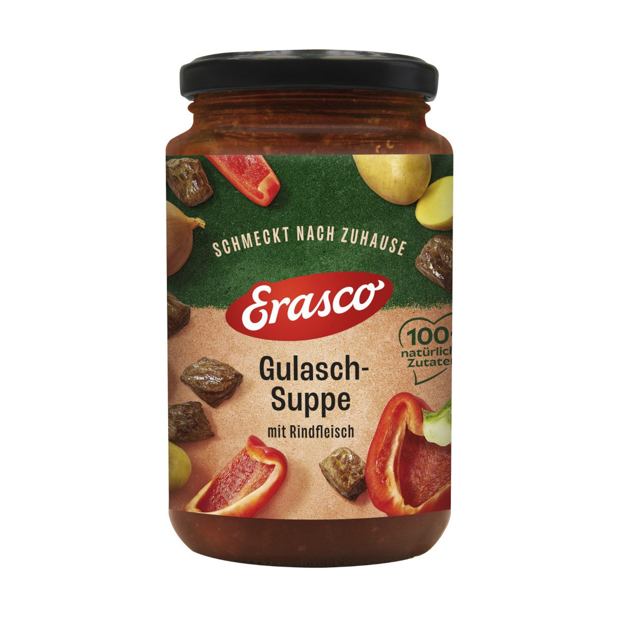 ERASCO Fertiggericht, Erasco Gulasch-Suppe mit Rindfleisch Packung 350ml