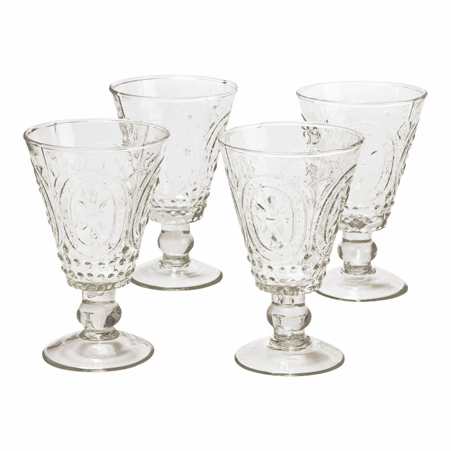 Mirabeau Glas Weingläser 4er Set Sarton klar, Glas