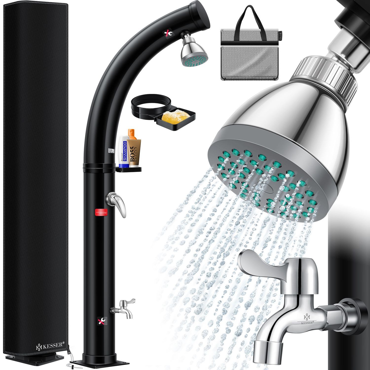 KESSER Solardusche, Solar Gartendusche Solardusche mit günstig online kaufen