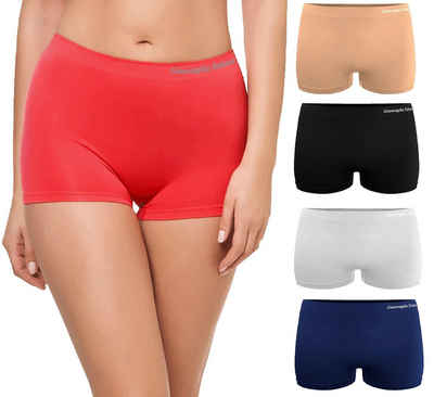 Holland Underwear Panty 5x GIANVAGLIA Deluxe Damen Baumwolle Boxershort 3007 Größe: XL-3XL