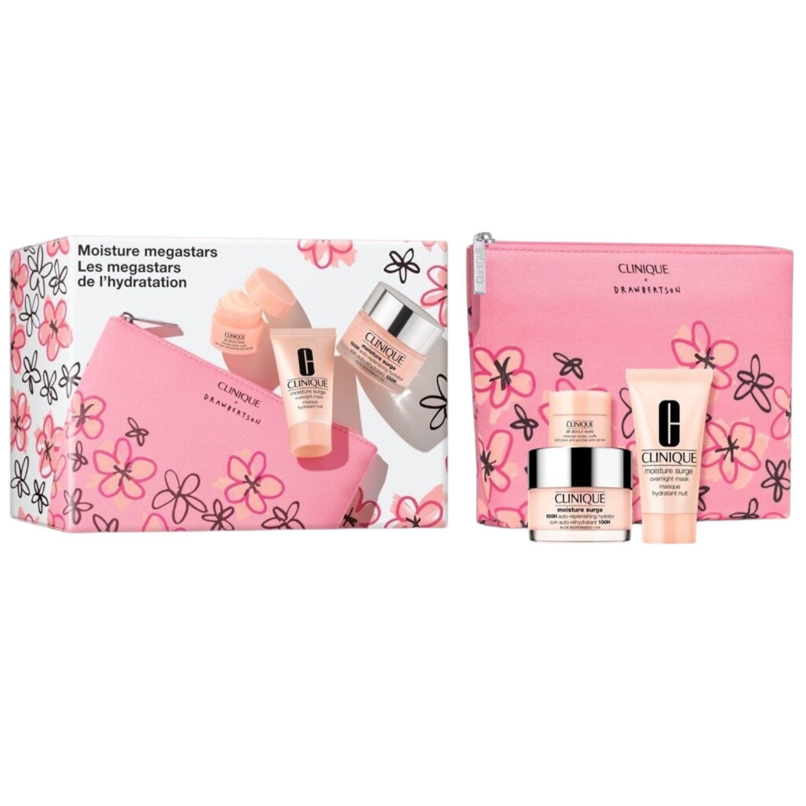 CLINIQUE Gesichtspflege-Set CLINIQUE Moisture Surge Value Set, 4-tlg.