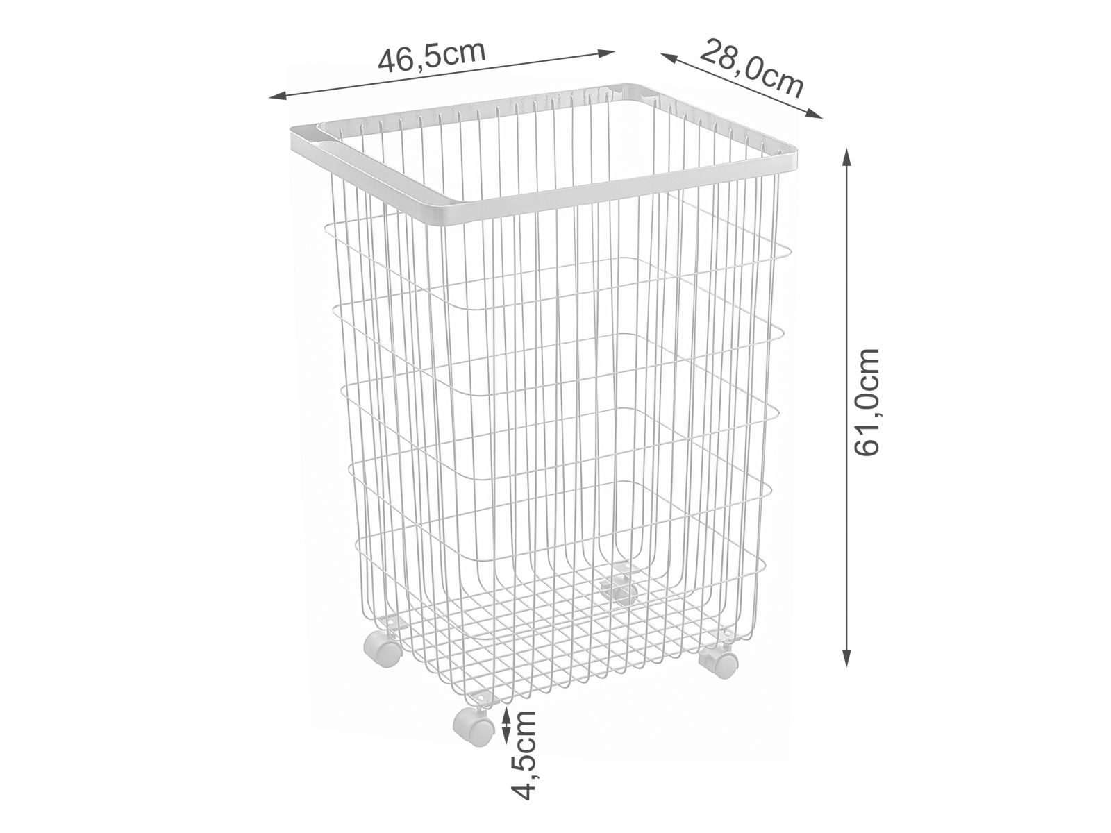 Yamazaki Wäschekorb "Tower" 46x61x28cm (Korb), Wäschesammler, günstig online kaufen